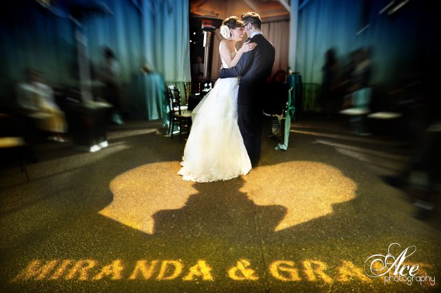 lighting, logo, reception, franklin wedding, bride, groom, dance